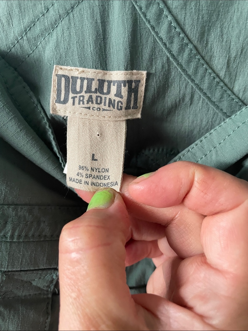 Duluth Trading Co Green Heirloom Gardening Overalls - Picture 2 of 13